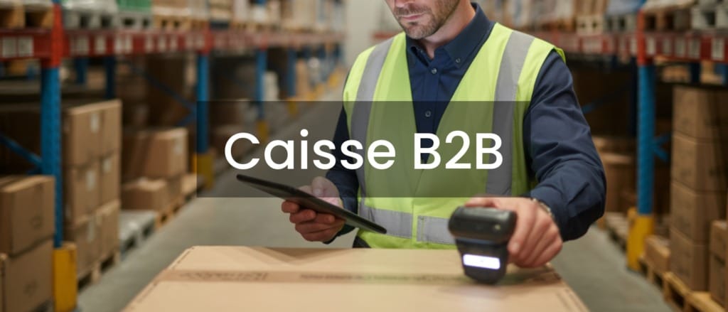 caisse b2b et ERP