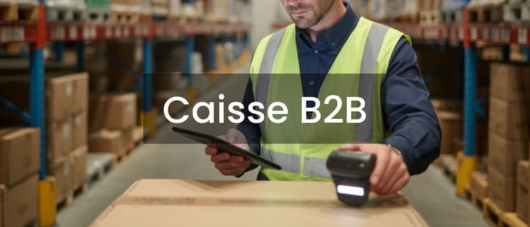 caisse b2b et ERP
